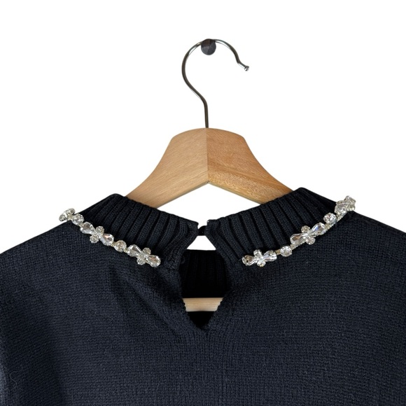 New Tuckernuck Hyacinth House Black Bejeweled Lucy Sweater - Picture 11 of 13